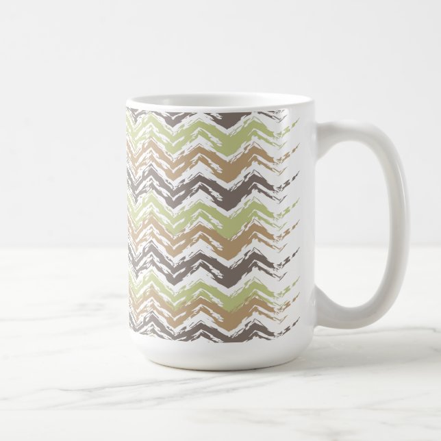 Mug Melon Brandy Scribble ZigZag Motif (Droite)