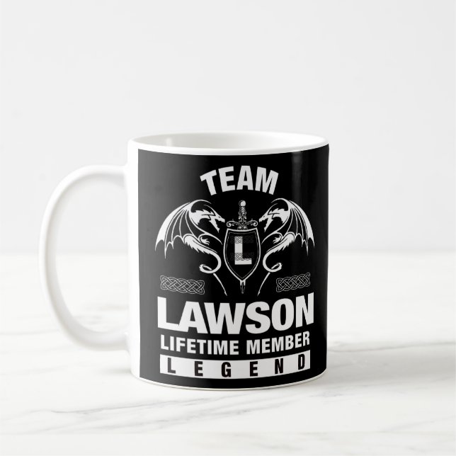 Mug Membre à vie de l'équipe Lawson (Gauche)