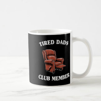 Mug Membre du club des papas fatigués humour hommes dr