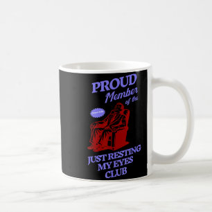 Mug Membre fier du club Papa qui se repose les yeux