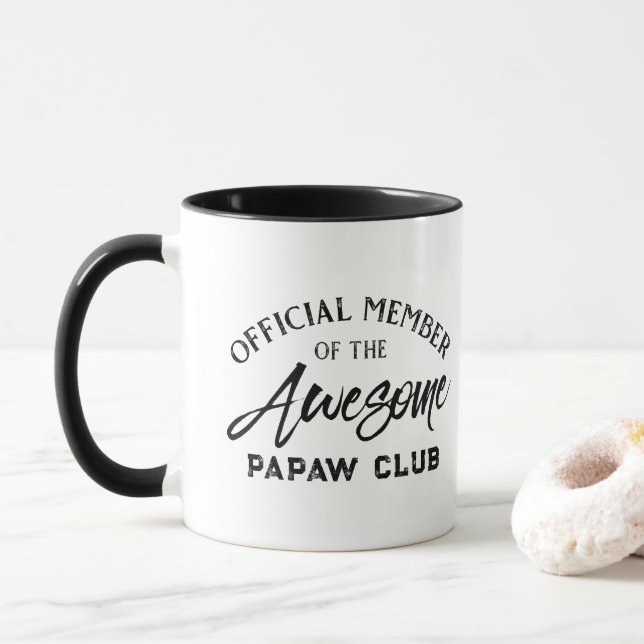 Mug Membre officiel du club de Papaw Club (Avec donut)