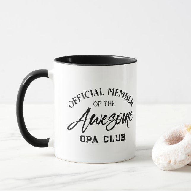 Mug Membre officiel du Club Opa (Avec donut)