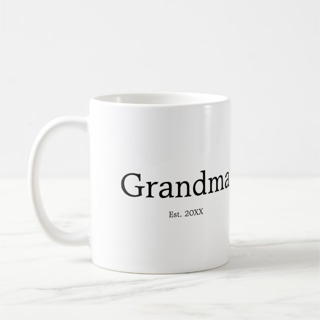 Mug Mémé a créé le nouveau cadeau de mémé (Gauche)