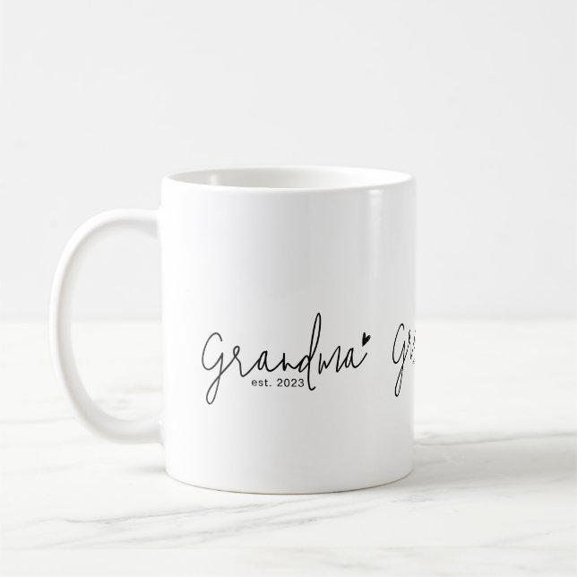 Mug Mémé a créé un nouveau cadeau pour mémé (Gauche)