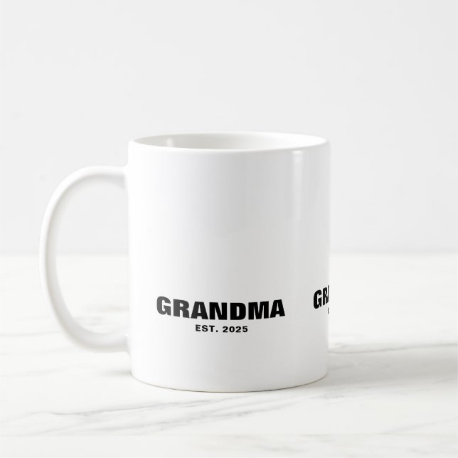 Mug Mémé a créé un nouveau cadeau pour mémé (Gauche)