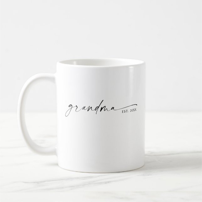 Mug Mémé a créé un nouveau cadeau pour mémé (Gauche)