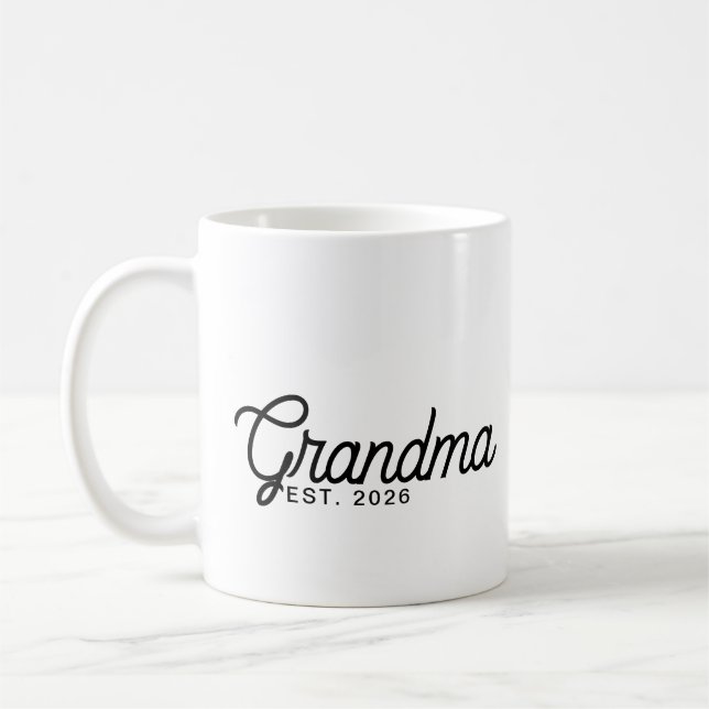Mug Mémé a créé un nouveau cadeau pour mémé (Gauche)
