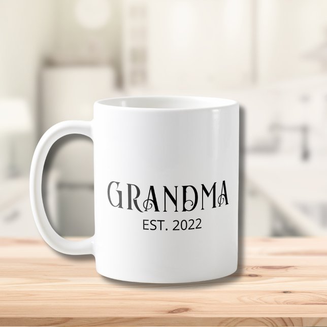 Mug Mémé a établi un nouveau cadeau de mémé (Créateur téléchargé)