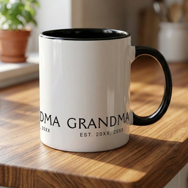 Mug Mémé a Fondé un Nouveau Cadeau pour Mémé (Créateur téléchargé)