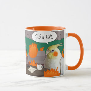 Mug Mème Cockatiel Drôle C'Est Un Propriétaire De Perr