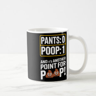 Mug Meme de caca Humour de toilette Caca drôle Pantalo