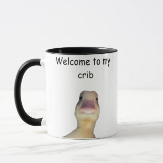 Mug Mème de canard drôle – “Bienvenue dans mon antre”