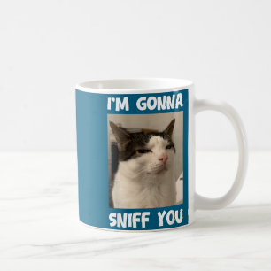 Mug Mème de chat drôle Je vais vous renifler Humour bi