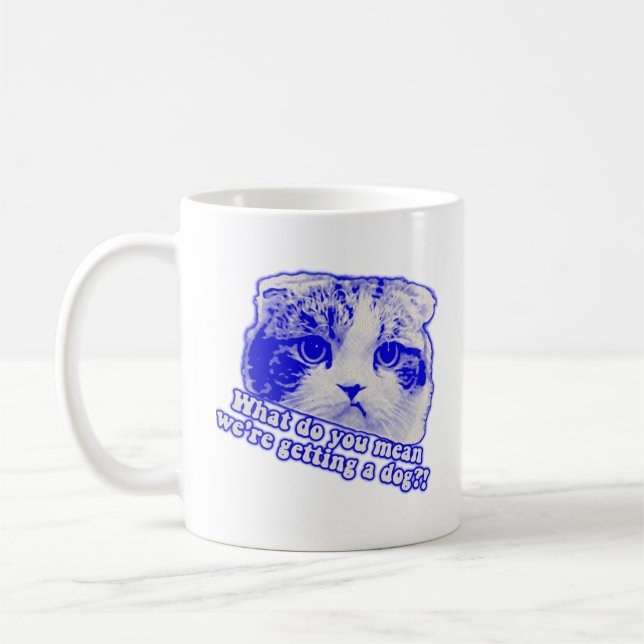Mug Mème de chat drôle pour les amoureux de chats et l (Gauche)
