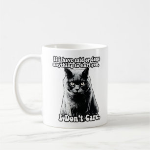 Mug Mème de chat grincheux amusant pour chaton personn