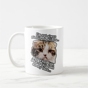 Mug Mème de chat grincheux pour les propriétaires de c