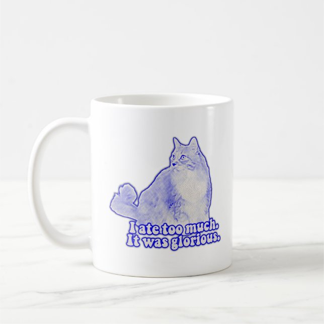 Mug Mème de chat grincheux pour les propriétaires de c (Gauche)