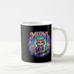 Mug Mème de chat Meowl Hibou Rotation cérébrale Enfant