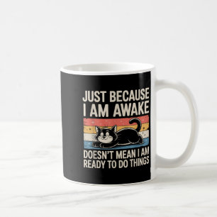 Mug Mème de chat paresseux drôle Amateur de trucs biza