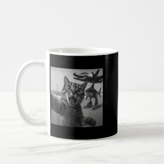 Mug Mème de chat selfie requin crocodile italien Brain