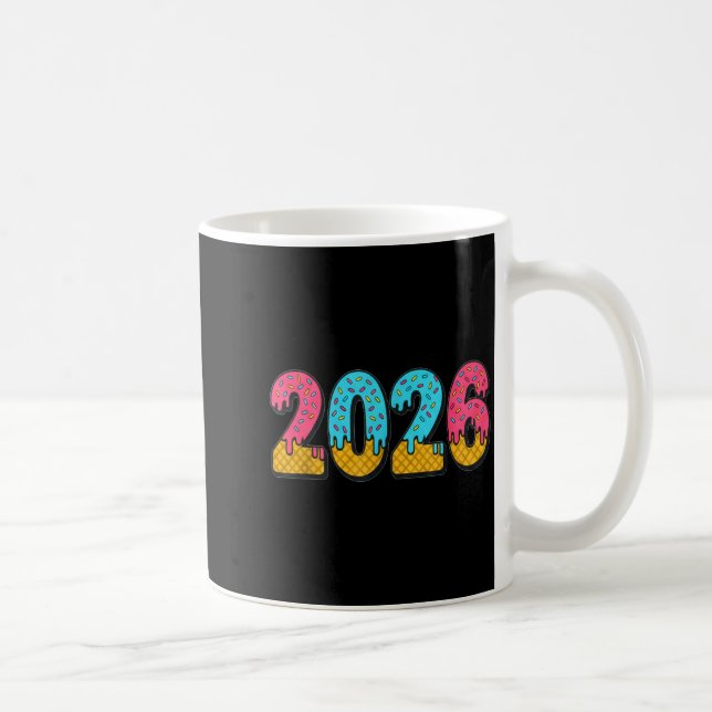 Mug Mème de glace qui coule 2026 Nouvel An Argot Gen A (Droite)