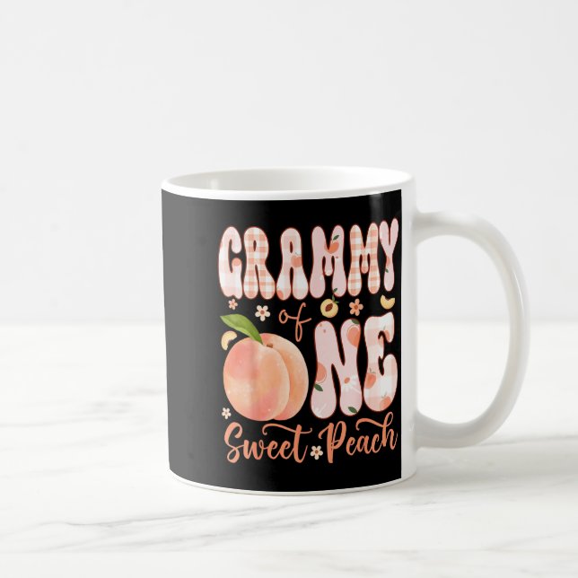 Mug Mémé de One Sweet Peach Fête d'anniversaire de 1 a (Droite)