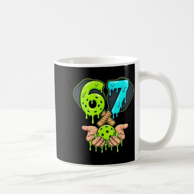 Mug Mème de pickleball dink dur restez hors de la cuis (Droite)