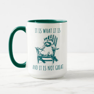 Mug Mème de Raton Laveur, C'EST CE QUE C'EST ET CE N'E