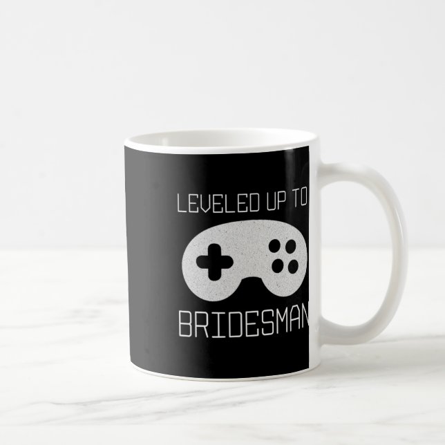 Mug Mème de réalisation de Gamer Bridesman Level Up  (Droite)