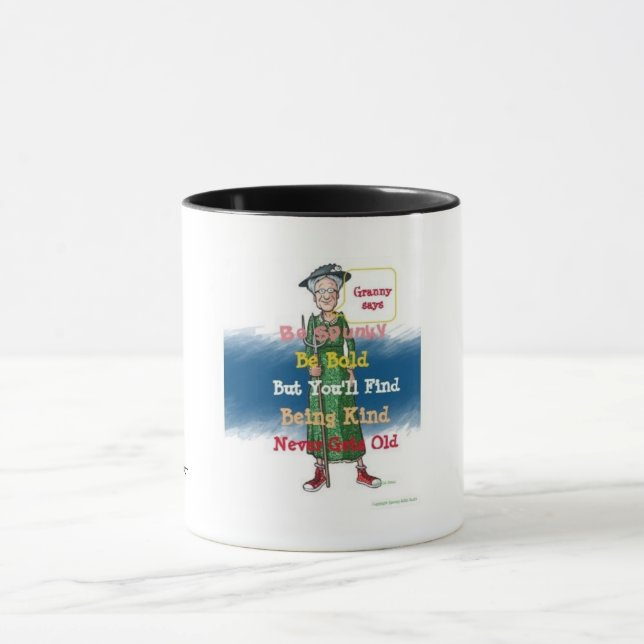 Mug Mémé dit "Soyez gentil" (Centre)
