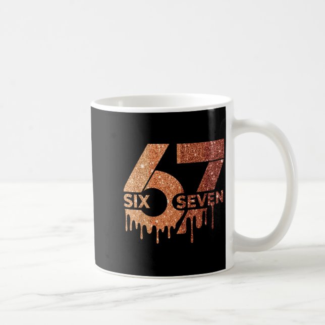 Mug Mème drôle 6 7 Six Sept Mois de l'histoire des Noi (Droite)