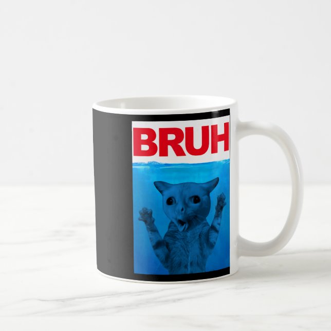 Mug Mème drôle de Bruh Frère salutation Adolescents Ga (Droite)