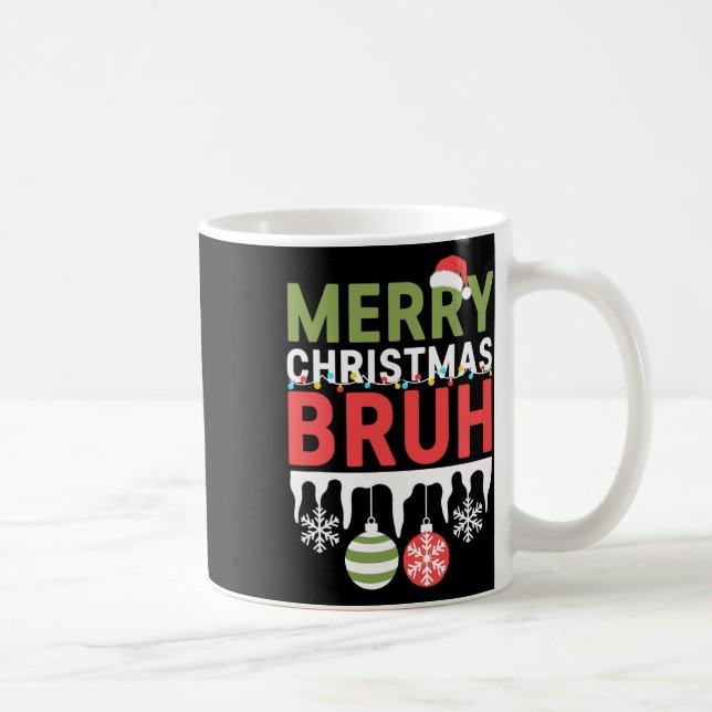 Mug Mème drôle de Bruh salutation de frère adolescents (Droite)