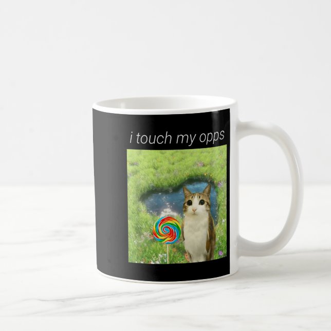 Mug Mème drôle de Meowl, Mème de chat hibou Brainrot G (Droite)