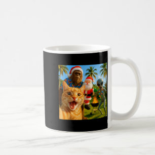 Mug Même drôle de Noël de chat avec Bigfoot & Alie