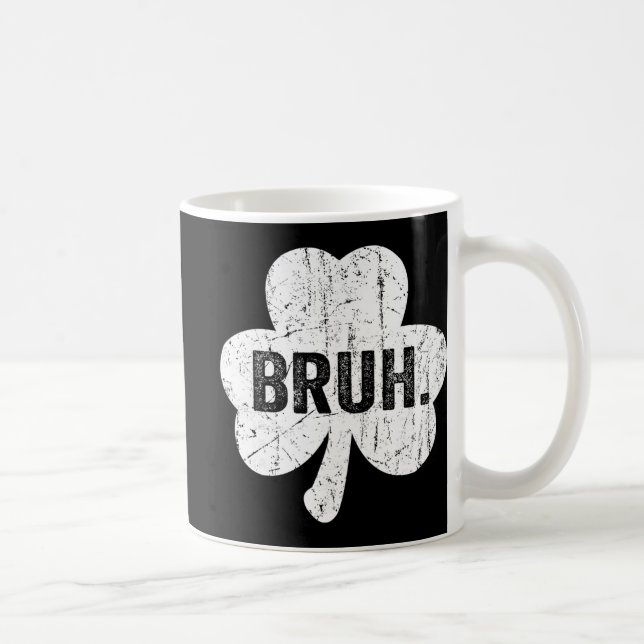 Mug Mème drôle de salutation de frère Bruh Saint mec a (Droite)