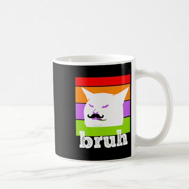 Mug Mème Drôle Dit Bruh Avec Cat-cinco De Mayo-mexi (Droite)
