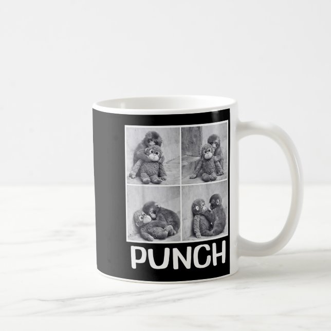 Mug Mème du bébé singe qui se fait frapper  (Droite)