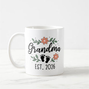 Mug Mémé Est 2026 - Annonce de Grossesse