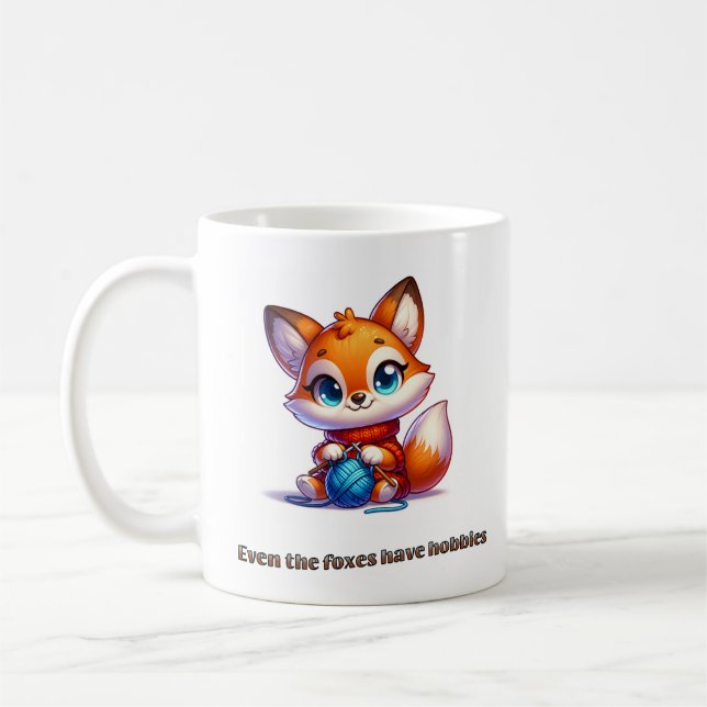 Mug Même les renards ont des hobbies (Gauche)