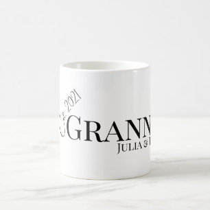 Mug Mémé ou Mamie Année de création de coutume Moderne