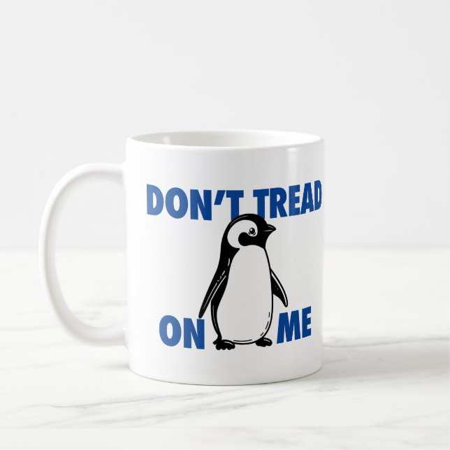 Mug Mème politique amusant tarif Penguin (Gauche)