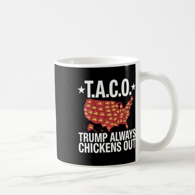 Mug Mème Trump Fait Toujours Marche Arrière  (Droite)