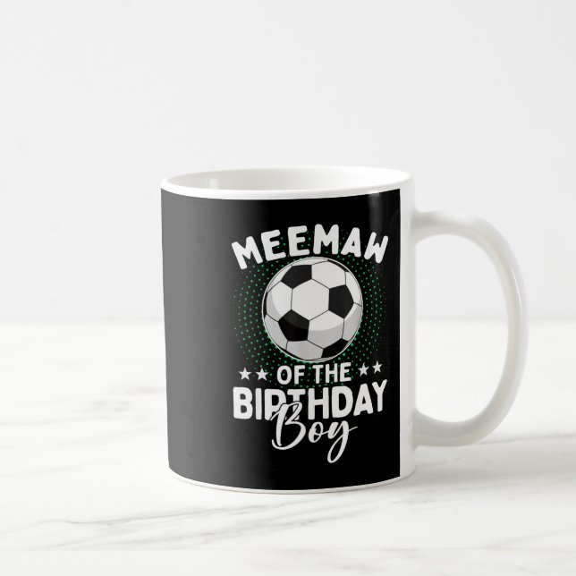 Mug Mémée du garçon d'anniversaire Anniversaire de foo (Droite)