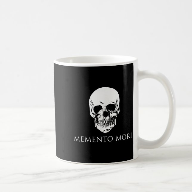Mug Memento Mori avec le crâne (Droite)
