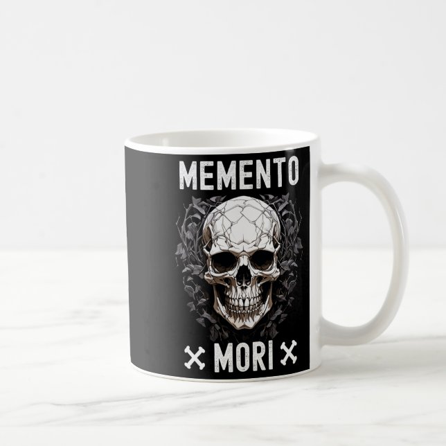 Mug Memento Mori Mortalité stoïque Philosophie de stoï (Droite)