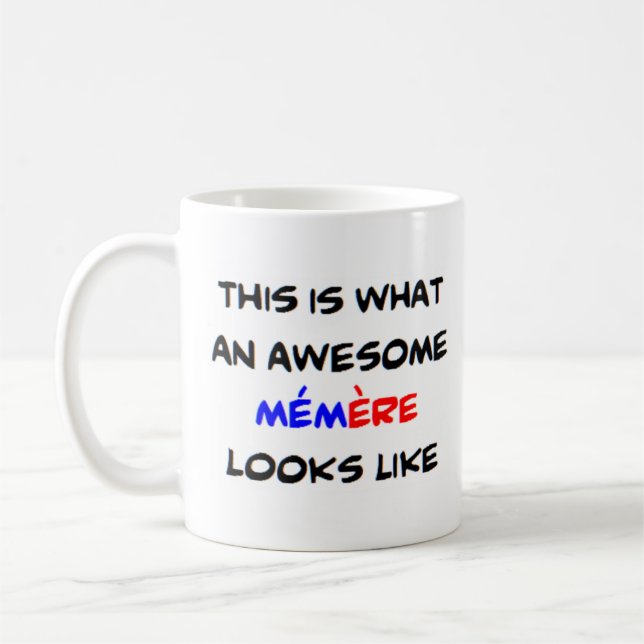 Mug mémérette, génial (Gauche)
