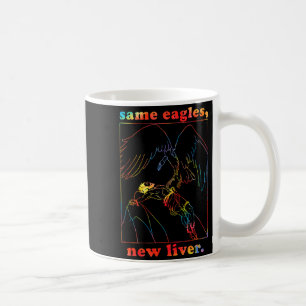 Mug Mêmes aigles nouveau foie drôle d'habillement