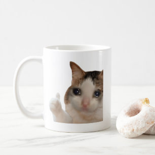 Mug Memes Chat Ok Pouce en l'air Double Face