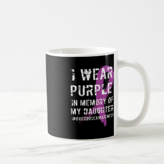 Mug Mémoire de la fille Porter une surdose violette se